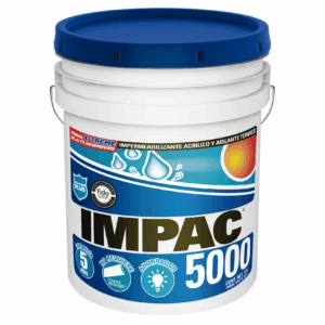 Impermeabilizante Acrílico Fibratado 5 Años IMPAC 5000 19L